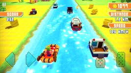 Screenshot  di Blocky Highway: Traffic Racing apk