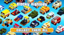 Blocky Highway: Traffic Racing ekran görüntüsü APK 2