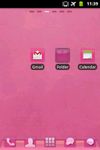 Captură de ecran GO Launcher EX Theme Pink apk 2