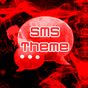 GO SMS Pro Temat Czerwony Dym