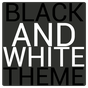 Apk Black & White Icon THEME★FREE★