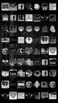 Black & White Icon THEME★FREE★ image 6