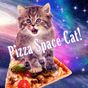 Funny Theme-Pizza Space Cat!-
