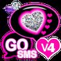 Ícone do Sparkle Heart Theme for GO SMS