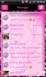 Captura de tela do apk Sparkle Heart Theme for GO SMS 3