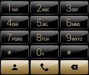 Dialer theme G Black Gold screenshot apk 