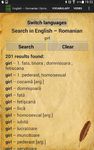 Captură de ecran Dictionar Englez Roman apk 14