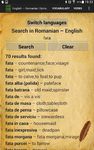Captură de ecran Dictionar Englez Roman apk 12