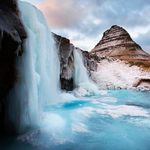 Große Wasserfall Hintergrund Bild 2