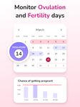 Captură de ecran Period Calendar, Cycle Tracker apk 2