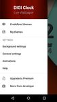 "DIGI時計ライブ壁紙" のスクリーンショットapk 14
