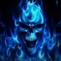 APK-иконка Blue Skull Live Wallpaper