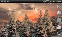Captura de tela do apk Snowfall Live Wallpaper 3