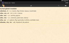 Dictionar Latin Roman Screenshot APK 2