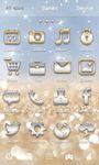 Gold & Silver GOLauncher Theme image 2