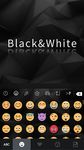 Black & White Keyboard Theme στιγμιότυπο apk 2