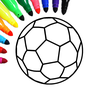Icône apk Football: jeu couleur enfants