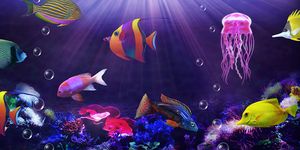 Aquarium live wallpaper capture d'écran apk 10