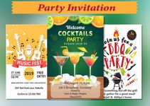 Party Invitation Card Maker Bild 2