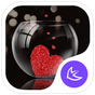 Transparent Heart APUS theme APK