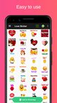 Love Sticker capture d'écran apk 2