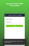 Export Contacts For WhatsApp ekran görüntüsü APK 