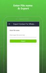 Export Contacts For WhatsApp ekran görüntüsü APK 4