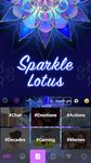 Sparkle Lotus Kika Keyboard captura de pantalla apk 4