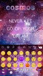 Cosmos Emoji Keyboard Theme captura de pantalla apk 4