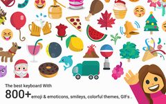 Скриншот  APK-версии Cosmos Emoji Keyboard Theme