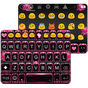 Pink Neon Emoji Keyboard Theme APK