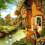 Captura de tela do apk Houses Jigsaw Puzzles 1