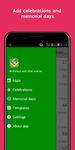 Captura de tela do apk Aniversários e outros eventos 
