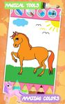 Juegos de colorear : Caballos captura de pantalla apk 5