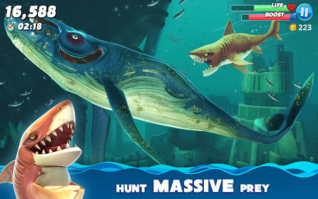 Hungry shark world как восстановить прогресс в игре