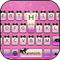Pink Glitter Emoji Keyboard Simgesi