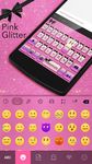 Captura de tela do apk Pink Glitter Emoji Keyboard 5