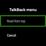 ภาพหน้าจอที่ 1 ของ Google TalkBack