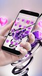 Purple Crystal heart theme Bild 6