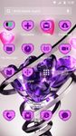 Purple Crystal heart theme Bild 1