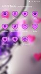 Purple Crystal heart theme Bild 2