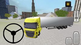 Lieferung LKW Fahrer 3D Bild 4