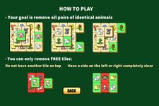 Captura de tela do apk Mahjong Solitaire animal 1