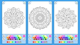 Flores mandala para colorear captura de pantalla apk 7