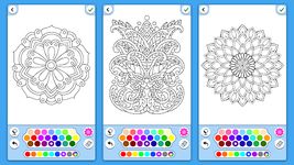 Flores mandala para colorear captura de pantalla apk 10