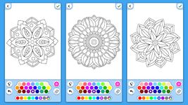 Captură de ecran Flori carte de colorat Mandala apk 1