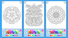 Flores mandala para colorear captura de pantalla apk 16