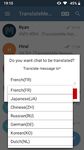 Messenger Traduire capture d'écran apk 2