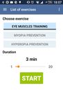 Скриншот 19 APK-версии Упражнения для глаз
