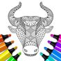 Icône de Livre coloriage animal Mandala